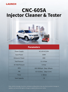 CNC605A 燃料GDIインジェクタークリーナー洗浄機 6気筒燃料インジェクターテスター - Product Image 3