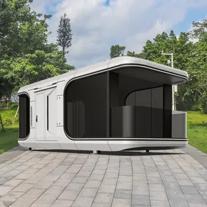 Ruimtecapsule Hotel Cabine Containerhuis Mobiel Hotel Geprefabriceerd Futuristisch Capsulehuis Voor Touring Capsule Hotel Cabine