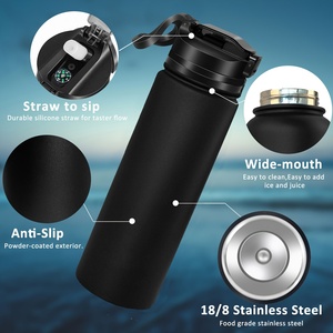 Ngoài trời cartridgecamping thép không gỉ di động trực tiếp uống cách nhiệt cup lọc nước cup nước lọc chai - Product Image 4