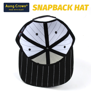 Gorras Snapback Bordadas de 6 Paneles de Alta Calidad al por Mayor, Gorra Snapback de Dos Tonos con Visera Plana y Logotipo Bordado Personalizado, Estilo Hip Hop - Product Image 5