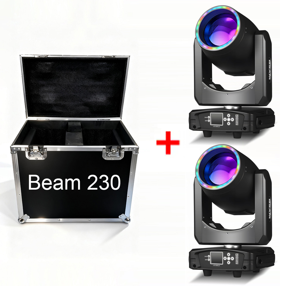 MINGJIE 300W Moving Head DJ Lights 48-Facet Prism Stage Lighting with 15 Gobos 15 Colors DMX512 Sound Activated Beam for Wedding