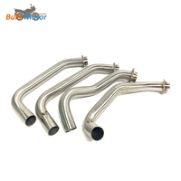 Collecteur d'échappement Euro 5+ avec 2 trous pour capteurs pour Kawasaki Z900 2021-2026 en acier inoxydable – Sortie d'usine