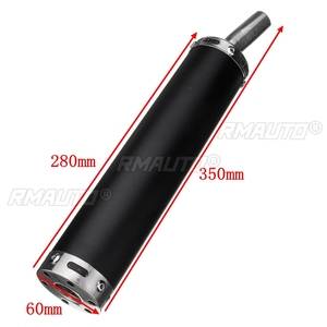 Silenciador de escape Universal de dos tiempos para motocicleta, 50-250CC, silenciador silencioso, silenciador de tubo de escape de 2 tiempos - Product Image 5