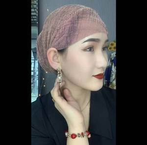 Exquisite hand-woven mesh breathable eco-friendly women's <b>hat</b>, elegant all-season daily use warm <b>hat</b> - Product Image 1