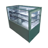 Vitrine d'affichage de gâteau de boulangerie de bureau de refroidissement par air de vente chaude
