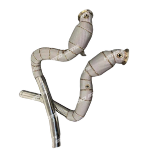 Tuyau de descente d'échappement de bouclier thermique de haute qualité pour tuyaux de descente Mercedes Benz <span class=keywords><strong>AMG</strong></span> GT <span class=keywords><strong>GTS</strong></span> GTR <span class=keywords><strong>V8</strong></span> 4.0T M178 - Product Image 6