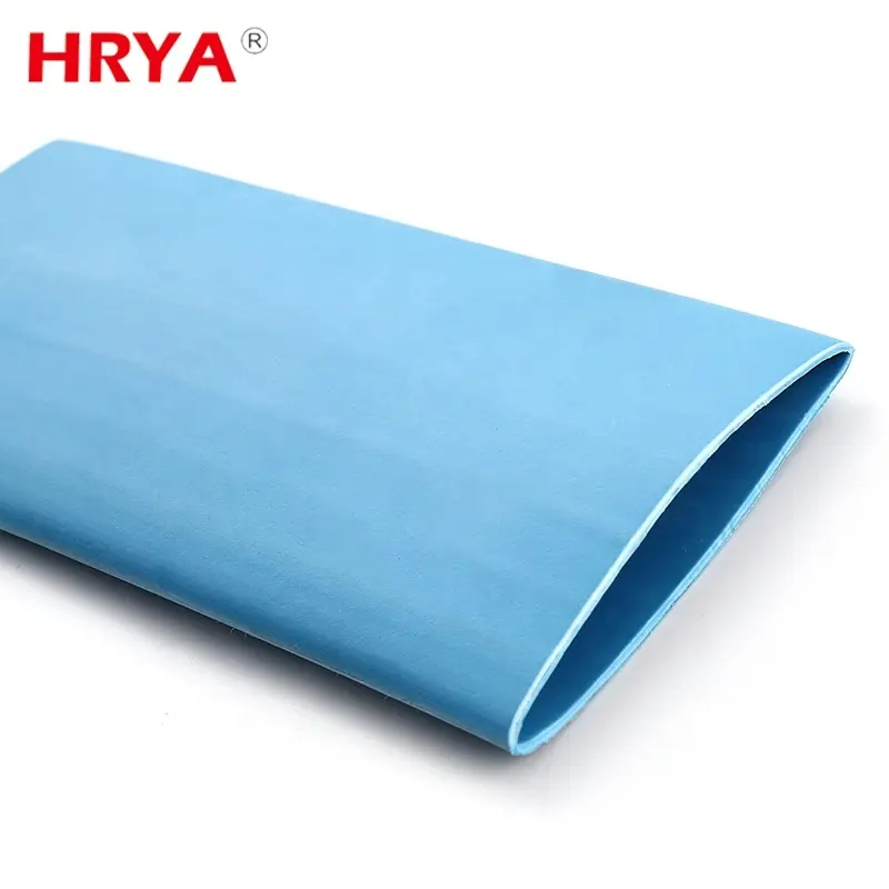 Matériau d'isolation flexible en silicone thermorétractable coloré en usine HRYA pour diverses applications