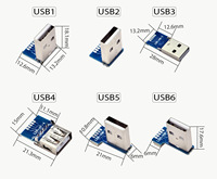 Cable plano Micro USB macho a ángulo recto USB tipo C macho Cable ABS carcasa arriba abajo Cable de cinta en ángulo