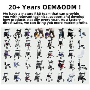 Andador Leve para Uso Interno e Externo, Dobrável em Um Segundo, Altura Ajustável, Operação Fácil, Confortável e Assistido - Product Image 6