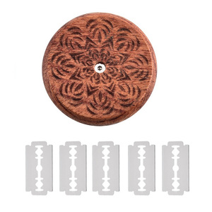 Outils de levage pour panier à <span class=keywords><strong>pain</strong></span> : Couteau à <span class=keywords><strong>pain</strong></span> en bois avec 5 lames, outil de rainurage de la pâte - Product Image 4