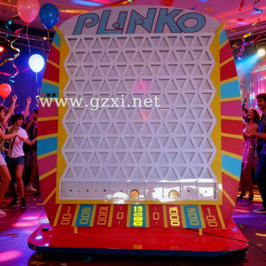 Máquina de Juego de Lotería Interactiva Personalizable de Carnaval con Luz LED, Tablero de <span class=keywords><strong>Plinko</strong></span>, Caja de Lotería, Accesorios Divertidos - Product Image 2