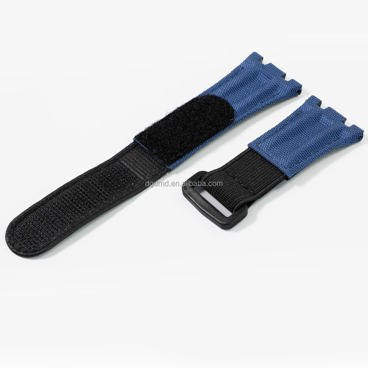 Blue nylon strap