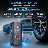 Compresseur d'air portable pour pneus de voiture rechargeable 6000mAh 150PSI à vente chaude