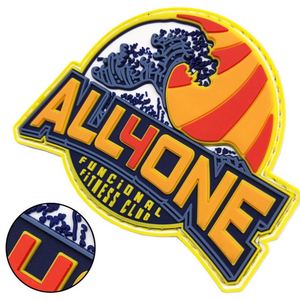 Vente directe usine : Patch en caoutchouc souple 3D en silicone et PVC, avec logo de marque personnalisé et fixation auto-agrippante - Product Image 2