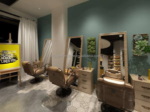 Station de lavage de shampoing haut de gamme, salon de coiffure, meubles, extensions de cheveux, salon de coiffure, design d'intérieur, décoration, magasin de beauté - Product Image 4