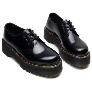 Botines de Cuero de Suela Gruesa y Corte Bajo, Estilo Británico, Casuales, Versátiles, con Aumento de Altura, Punta Redonda, con Cordones, Antideslizantes - Product Image 2