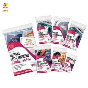 Feuilles de plastification auto-adhésives personnalisées YIDU, 270 microns, pochettes de plastification à froid haute résistance, cartes auto-plastifiantes en PET, format A4 - Product Image 1