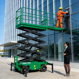 Drivable Elevated <b>Work</b> Platform Low-Level Self Propelled Warehouse Package <b>Stand</b>-on Electric Order Picker Packer Lift - Product Image 1