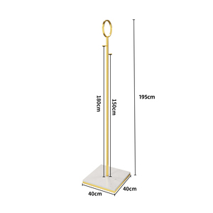 Vente en gros d'étagères modernes en acier inoxydable pour magasin de vêtements <span class=keywords><strong>Boutique</strong></span> présentoirs à vêtements de style européen pour magasin de détail - Product Image 6