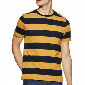 Vente directe usine – T-shirt personnalisé à manches courtes pour homme, impression logo, style urbain, tissu coton/bambou, séchage rapide, respirant - Product Image 1