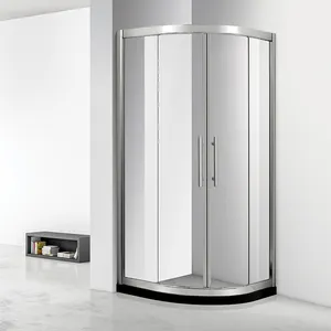 Modular Acrylic Tempered Glass Bathroom Sliver Multi-function Integrated Supplier Shower Room Walk In Shower Sliding Show