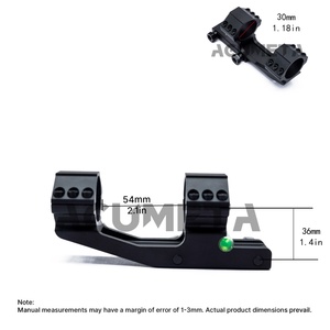 ขาตั้งกล้องเล็ง ACUMETA - สำหรับท่อขนาด 30 มม., ฐานติดตั้งขนาด 20 มม., ความสูงตรงกลาง 1.4 นิ้ว พร้อมระดับน้ำในตัว สำหรับอุปกรณ์เล็งกลางแจ้ง - Product Image 3