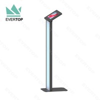 LSF09B LED Back-Lit Brandable Tablet Holder Anti Theft Tablet Stand POS Tablet Security Stand pour iPad Android 12.9 "10" 11 ".