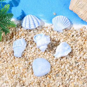 Kit de moldes de resina para conchas marinas, para paisajes en miniatura, decoración del hogar, suministros artísticos para manualidades, forma irregular, plástico y resina - Product Image 4