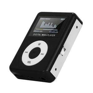 Factory Aluminum Mini MP3 <b>Player</b> Digital 1.1 Inch Screen 5.3x3.7x1.4cm TF Card Slot 18g Lightweight Children Sport Music <b>Player</b> - Product Image 4