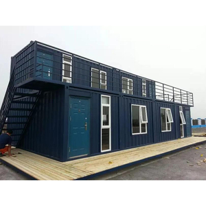 Casa contenedora de paquete plano casa contenedora modular casa cabaña de oficina en casa pequeña barata - Product Image 1