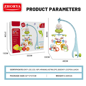 Zhorya bebek yatak çan müzikal cep oyuncak bebek asılı beşik bebek mobil çıngıraklar Bells oyuncak - Product Image 6