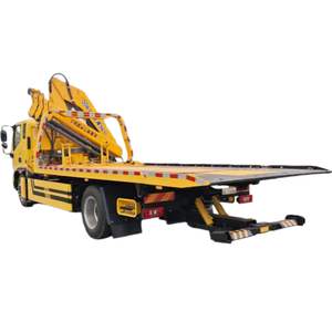 Camion de remorquage à plateau plat Foton 4x2 équipé d'une grue de 5 tonnes pour le sauvetage d'urgence, le dégagement routier, le sauvetage de véhicules - Product Image 6