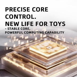 Robot de cascade lumineux à 8 roues, modèle jouet musical LH-R2, avec fonction de lecture automatique, direction fluide, autonomie de batterie fiable et longue durée de jeu - Product Image 3