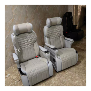 2024 último vehículo comercial de lujo asientos de coche personalizados <span class=keywords><strong>RV</strong></span> reclinable eléctrico VIP asiento del conductor pantalla táctil hecho de cuero alto - Product Image 2