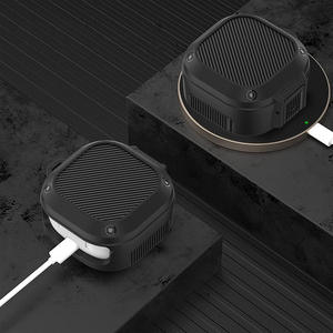 Funda protectora anticaída de fibra de carbono para auriculares Samsung <span class=keywords><strong>Galaxy</strong></span> <span class=keywords><strong>Buds</strong></span> 2 Pro/<span class=keywords><strong>Buds</strong></span> Live con mosquetón - Product Image 6