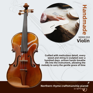 Étui de violon CHENTUO CT1.61 2025 fabriqué en Chine, sensation confortable, face en épicéa, dos/côtés en érable, bois d'ébène et de jujubier - Product Image 2