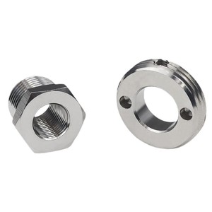 Raccord de tuyauterie personnalisé en acier inoxydable Bafang M6 M24 usiné CNC, raccord hydraulique haute pression 51015 en acier inoxydable - Product Image 1