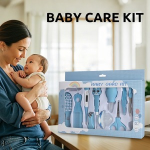 12 Pcs Baby Care Grooming <strong>Kit</strong>, Portable Infant Nail Trimming Set, Safe Baby Healthcare Tools for Newborn Shower Daily Care - Product Image 4