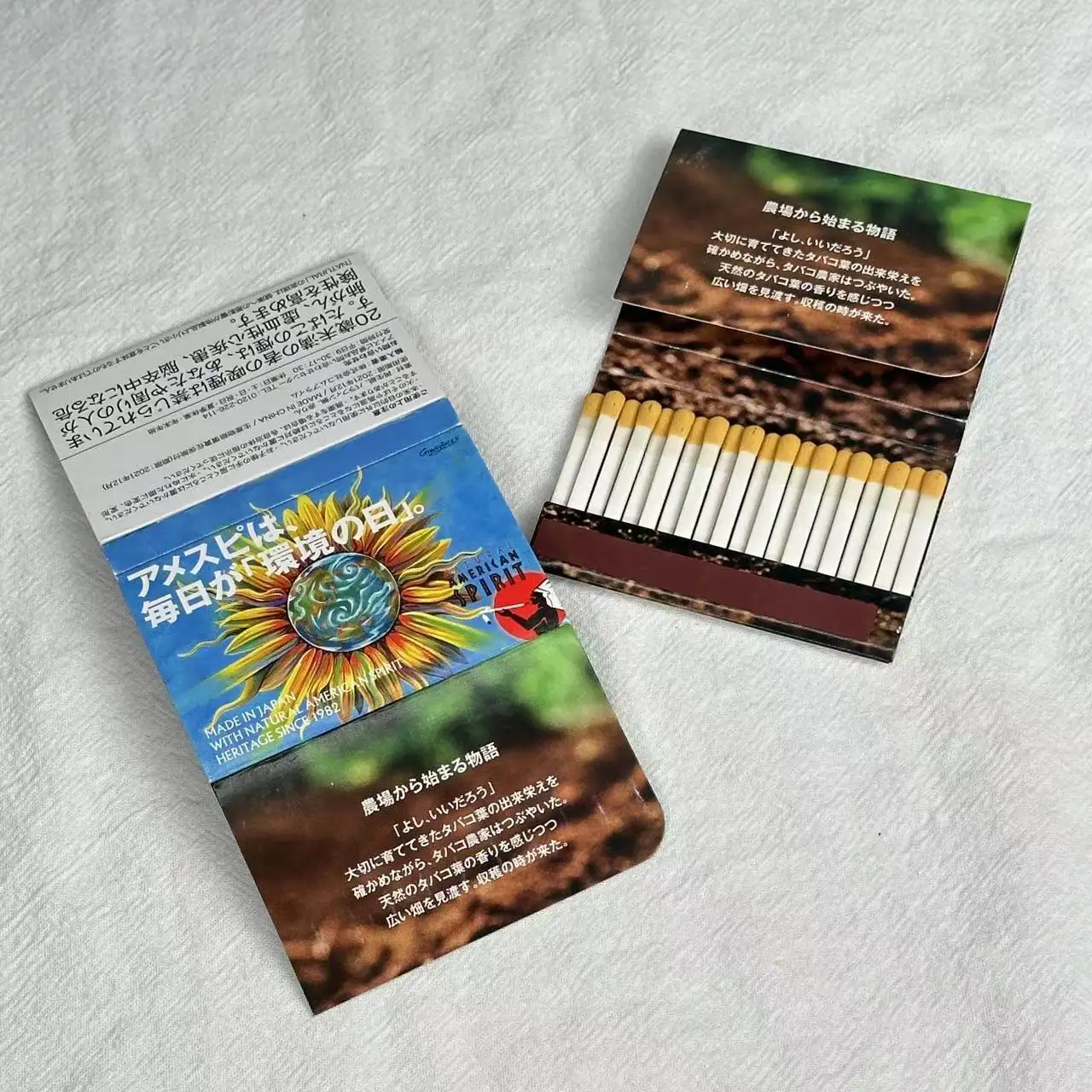 RSPMATCH Verschiedene Streichholz-Spitzenfarben auf Streichholzen drucklogo Design-Spielzeug für Zigarrenbox kundenspezifisches Streichholzbuch