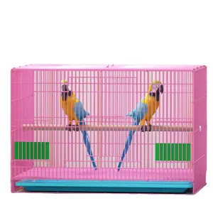 Wholesale big cages parakeets-2021 New design Manufacturer OEMcanary parakeet pigeon quail parrot bird cage,bird cage metal,parrot breeding cage