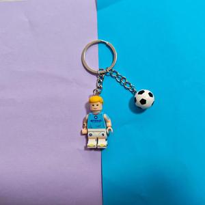 ชุดของเล่นประกอบรูปนักฟุตบอลชื่อดังสำหรับเด็ก พร้อมพวงกุญแจฟุตบอลอเนกประสงค์ 3 มิติ ทำจากโลหะผสม ใช้ตกแต่งกระเป๋าได้ - Product Image 5