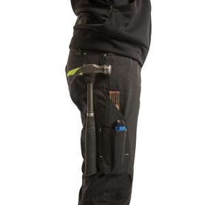 BLAKLADER - 719513309933C46 Women's Service <b>trousers</b> with <b>stretch</b> <b>Black</b>/Yellow - EAN 7330509647141 WORK <b>TROUSERS</b> - Product Image 5