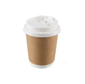 고품질 도매 백지 주스 컵 종이 커피 컵 마시는 종이 컵