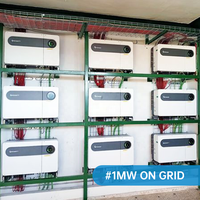 Prix de gros Système solaire Fox complet sur réseau 100kW avec onduleur 50kW 40kW 30kW relié au réseau sans exportation