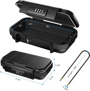 Bãi biển an toàn hộp xách tay Key an ninh hộp biểu tượng tùy chỉnh bảo vệ két Hộp chìa khóa kết hợp khóa - Product Image 2