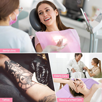 Bavettes dentaires jetables 3 plis imperméables, draps de protection pour tatouage, pour patients, dentistes ou comme couvre-bacs médicaux, et couvre-tables de manucure, fournitures