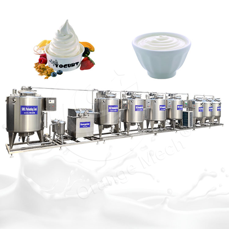 Línea de producción de yogur griego industrial completamente automática, máquina para hacer leche, producto lácteo, máquina para hacer yogur