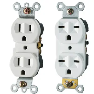 HUNGSO Standard Duplex Receptacle 15A 20A 120V universal wall socket outlet
