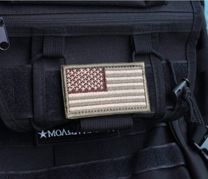 Sẵn sàng để tàu khác nhau của màu sắc và phong cách thêu USA Nước Cờ các bản vá lỗi với móc và vòng lặp ủng hộ - Product Image 4