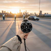 Pistolet de recharge portable GB-AC pour véhicules électriques, 32A monophasé, câble de 5m pour la recharge des VE